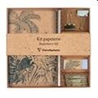 P0130-0460 - Kollekci Clairefontaine Le Cerisier Blanc Jegyzetfzet, Ceruza, Binder Csipesz,