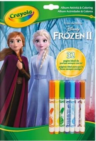 04-5900 - Crayola Jgvarzs Kifest s Foglalkoztat Fzet + 7 Db Filctoll