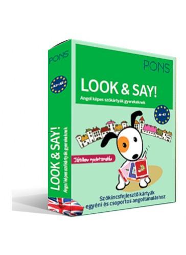 - - Look & Say! - Angol Kpes Szkrtyk Gyerekeknek (Pons)