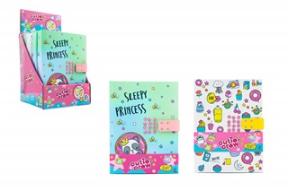 Cc60345 - Cutie Crew Diary + Secret Code Lock A5 - 48 Sheets