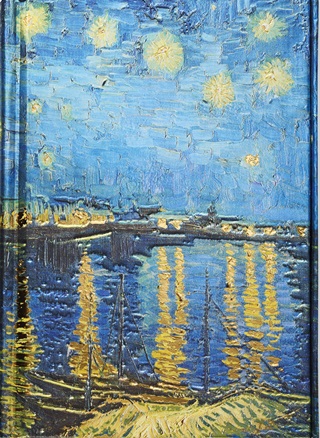 Ftpb01 - Flame Tree A6 Notesz Van Gogh: Starry Night Over The Rhone