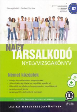 Lx-0073-1 - Nagy Társalkodó Nyelvvizsgakönyv - Német Középfok