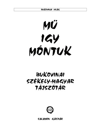 Salamon Gspr - M Igy Mntuk